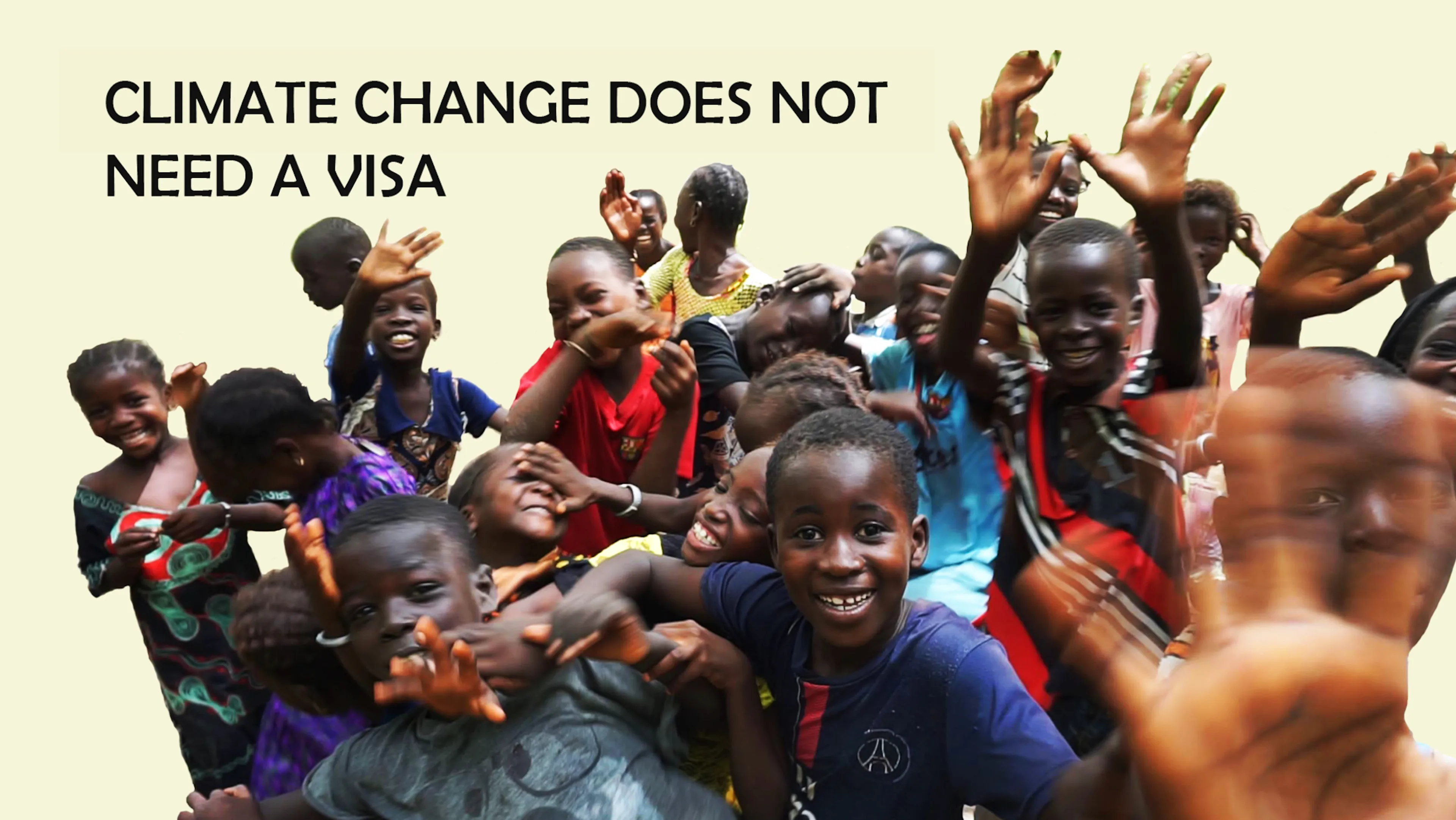 Climate Change Does Not Need A Visa poster
